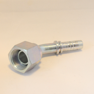 Terminal Codo 45° HG (BSP, asiento 30°) x Espiga para manguera hidráulica