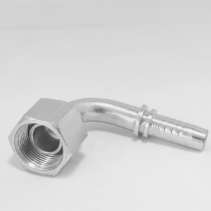 Terminal Codo 90° HG (BSP, asiento 30°) x Espiga para manguera hidráulica