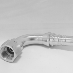 Terminal Codo 90° HG (UNF, asiento 37°) x Espiga para manguera hidráulica